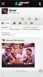 Mobile Screenshot of dbear.deviantart.com