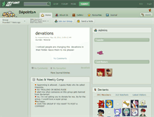 Tablet Screenshot of dapoints.deviantart.com