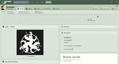 Desktop Screenshot of kromann.deviantart.com