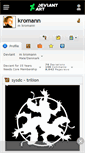 Mobile Screenshot of kromann.deviantart.com