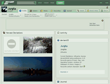 Tablet Screenshot of jurgita.deviantart.com