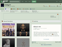 Tablet Screenshot of chidog-01.deviantart.com