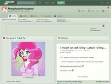 Tablet Screenshot of phospholuminescence.deviantart.com