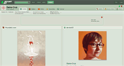 Desktop Screenshot of dame-cruz.deviantart.com