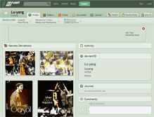 Tablet Screenshot of lu-yang.deviantart.com