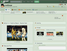 Tablet Screenshot of leoelessar.deviantart.com