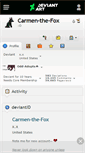 Mobile Screenshot of carmen-the-fox.deviantart.com