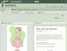 Tablet Screenshot of foo-foo-flower.deviantart.com