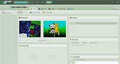 Desktop Screenshot of cats-mates-club.deviantart.com