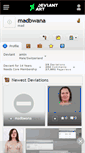 Mobile Screenshot of madbwana.deviantart.com