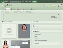 Tablet Screenshot of madbwana.deviantart.com