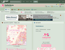 Tablet Screenshot of nasikasakura.deviantart.com