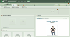 Desktop Screenshot of frenchjohn43.deviantart.com