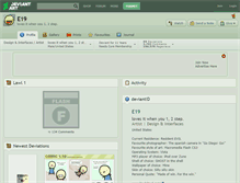 Tablet Screenshot of e19.deviantart.com