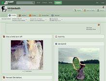 Tablet Screenshot of kirstenbeth.deviantart.com