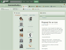 Tablet Screenshot of illustratednudity.deviantart.com