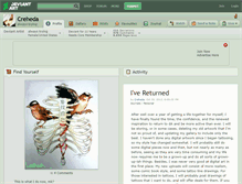 Tablet Screenshot of creheda.deviantart.com