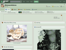 Tablet Screenshot of bishonenmistress.deviantart.com