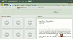 Desktop Screenshot of darkdp.deviantart.com