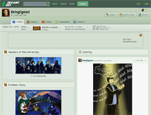 Tablet Screenshot of belegilgalad.deviantart.com