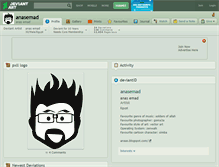 Tablet Screenshot of anasemad.deviantart.com