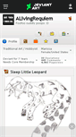 Mobile Screenshot of alivingrequiem.deviantart.com
