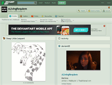 Tablet Screenshot of alivingrequiem.deviantart.com