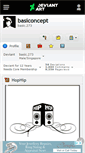 Mobile Screenshot of basiconcept.deviantart.com