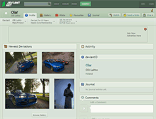 Tablet Screenshot of olar.deviantart.com