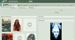 Desktop Screenshot of czarine.deviantart.com
