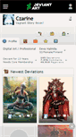 Mobile Screenshot of czarine.deviantart.com