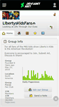 Mobile Screenshot of libertyskidsfans.deviantart.com