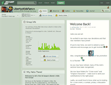 Tablet Screenshot of libertyskidsfans.deviantart.com