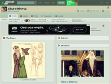 Tablet Screenshot of albus-x-minerva.deviantart.com