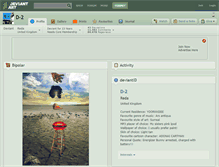 Tablet Screenshot of d-2.deviantart.com