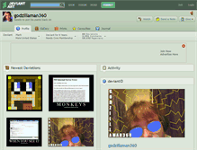 Tablet Screenshot of godzillaman360.deviantart.com