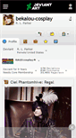 Mobile Screenshot of bekalou-cosplay.deviantart.com