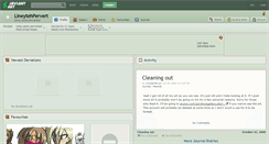 Desktop Screenshot of lineytehpervert.deviantart.com