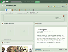 Tablet Screenshot of lineytehpervert.deviantart.com