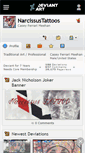 Mobile Screenshot of narcissustattoos.deviantart.com