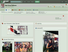 Tablet Screenshot of narcissustattoos.deviantart.com