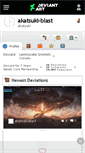 Mobile Screenshot of akatsuki-blast.deviantart.com