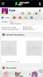 Mobile Screenshot of fyxe.deviantart.com