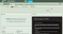 Desktop Screenshot of angelstained.deviantart.com