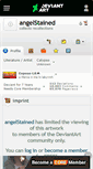 Mobile Screenshot of angelstained.deviantart.com