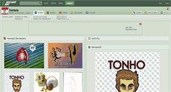 Desktop Screenshot of damala.deviantart.com