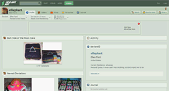 Desktop Screenshot of elliephant.deviantart.com