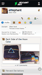 Mobile Screenshot of elliephant.deviantart.com