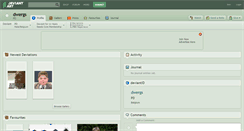 Desktop Screenshot of dwergs.deviantart.com