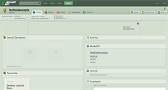 Desktop Screenshot of feefoedanceplz.deviantart.com